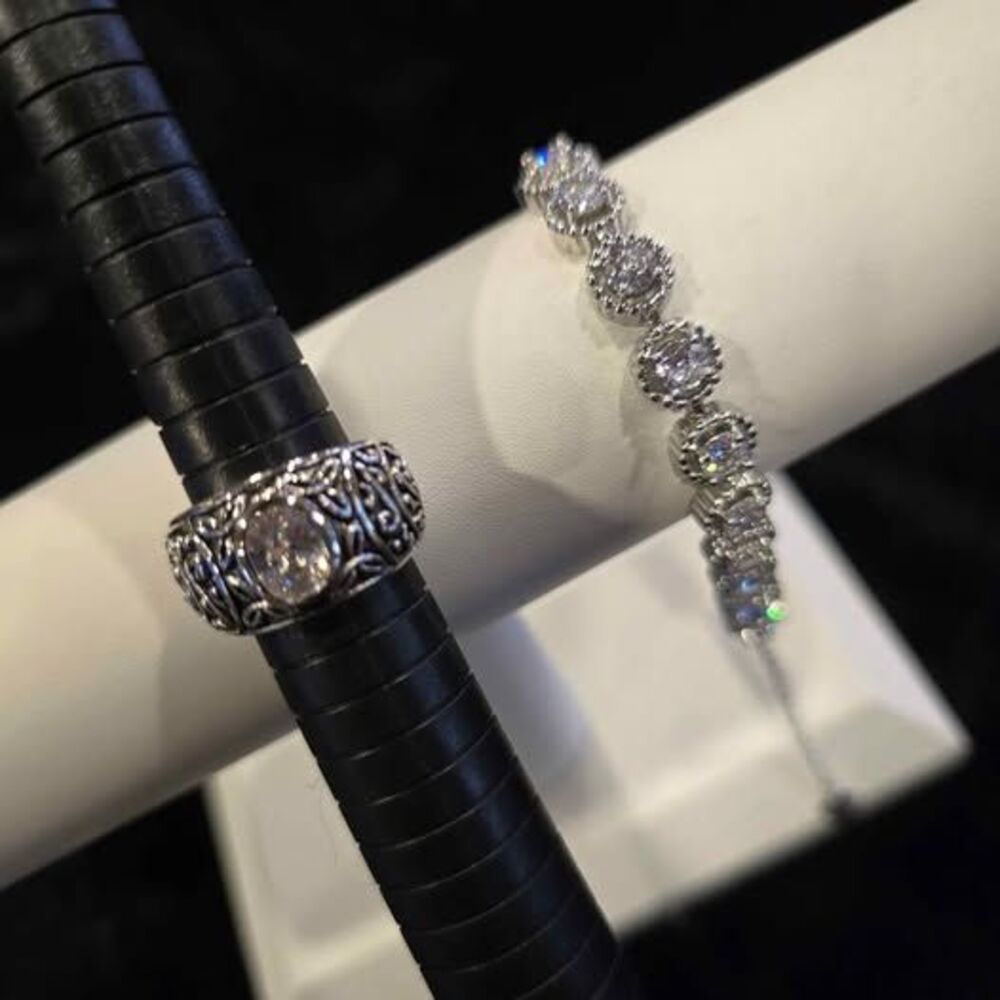 Gold filled Ring, Size 6 and Bracelet Jewelry Set